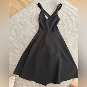 V neck cross back lulus dress